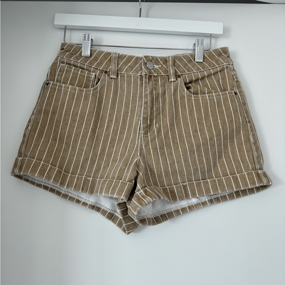 PacSun Striped Mom Shorts